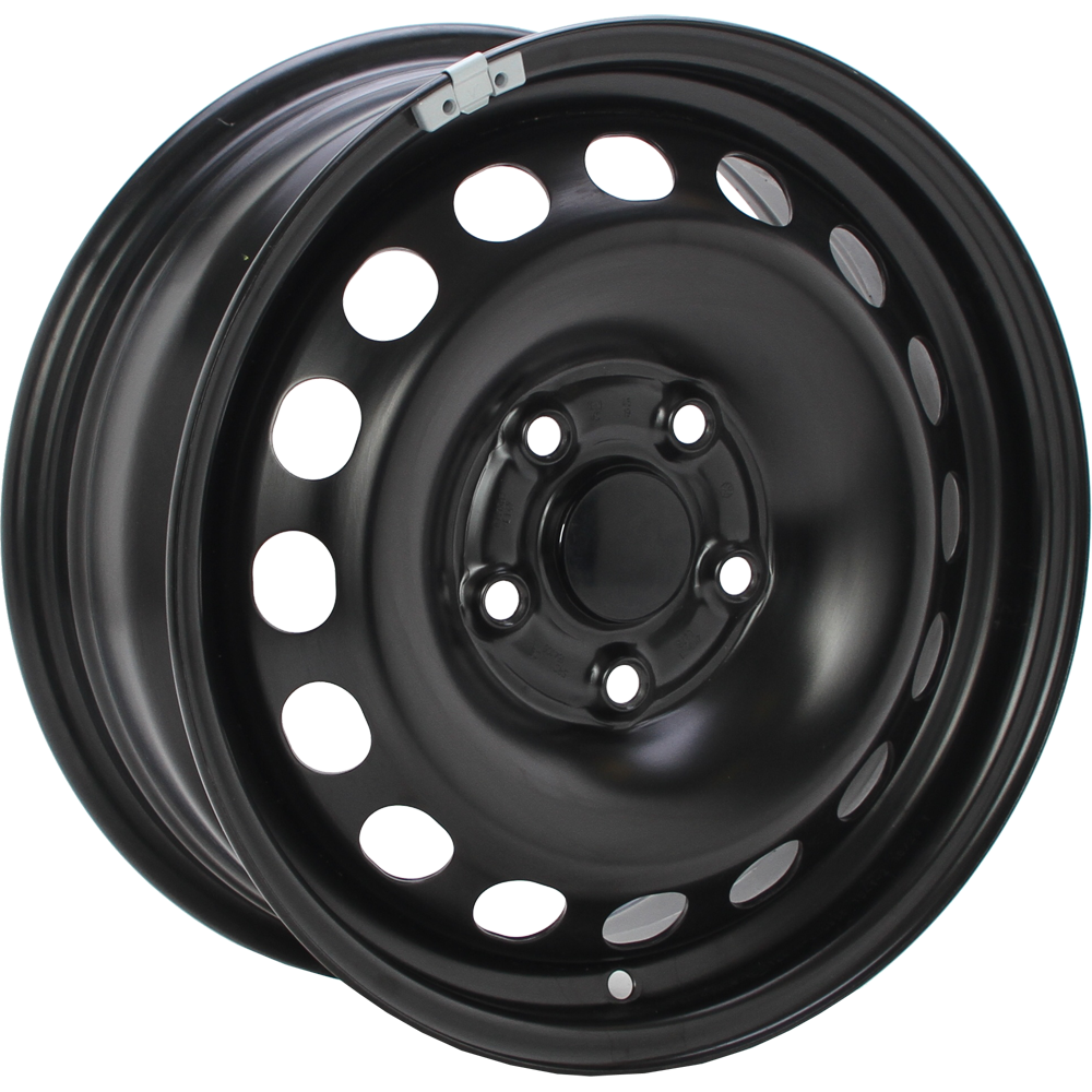 Origineel VOLKSWAGEN 2K601027B + CAP Zwart 15 inch velg