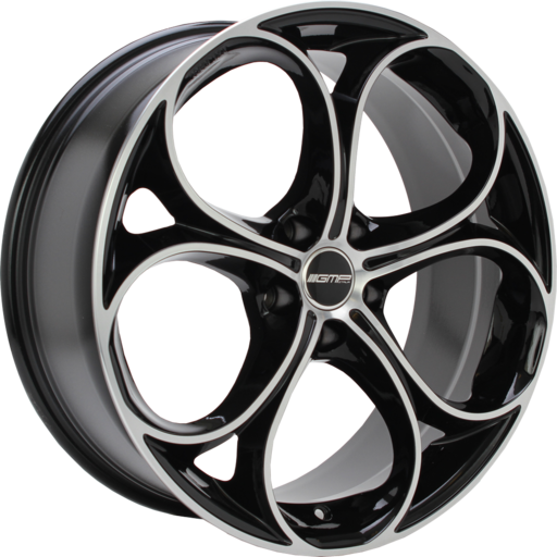 GMP DRAKE Zwart gepolijst 19 inch velg