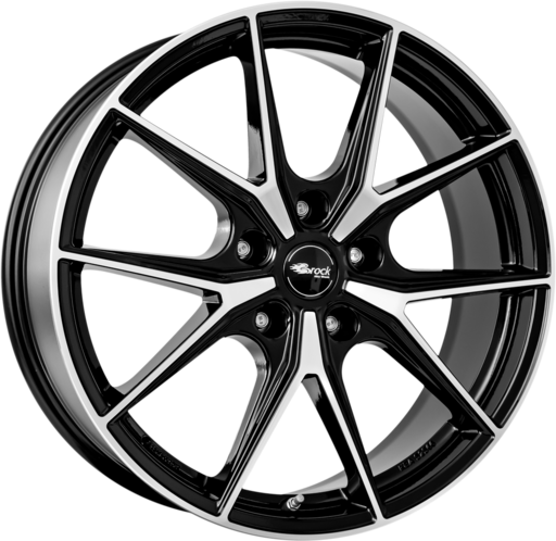 Brock B40 Zwart gepolijst 20 inch velg