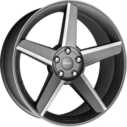 Momo STEALTH Mat antraciet gepolijst 20 inch velg