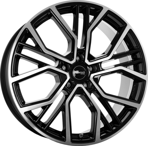 Brock B41 Zwart gepolijst 22 inch velg