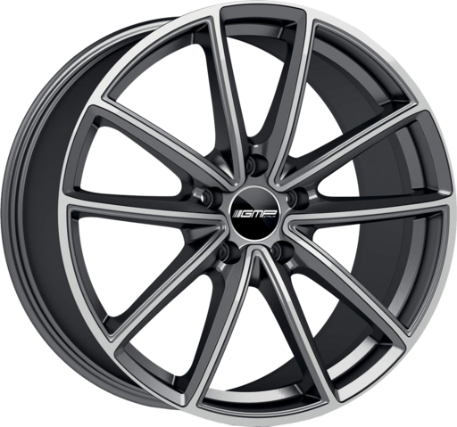 GMP TITAN Antraciet gepolijst 22 inch velg