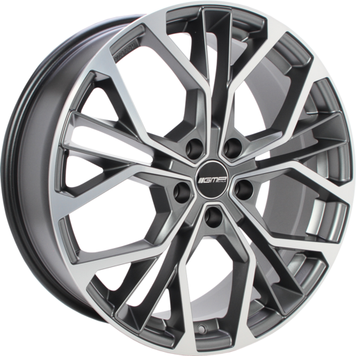 GMP MATISSE-S Mat antraciet gepolijst 19 inch velg