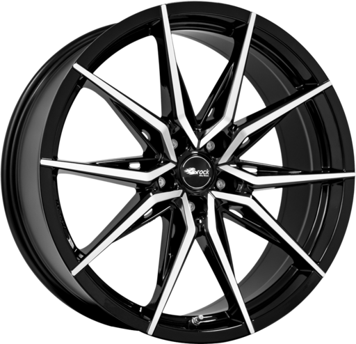 Brock B42 Zwart gepolijst 19 inch velg