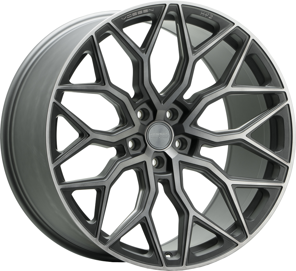 Vossen Wheels HF-2 FLAT Mat antraciet gepolijst 19 inch velg