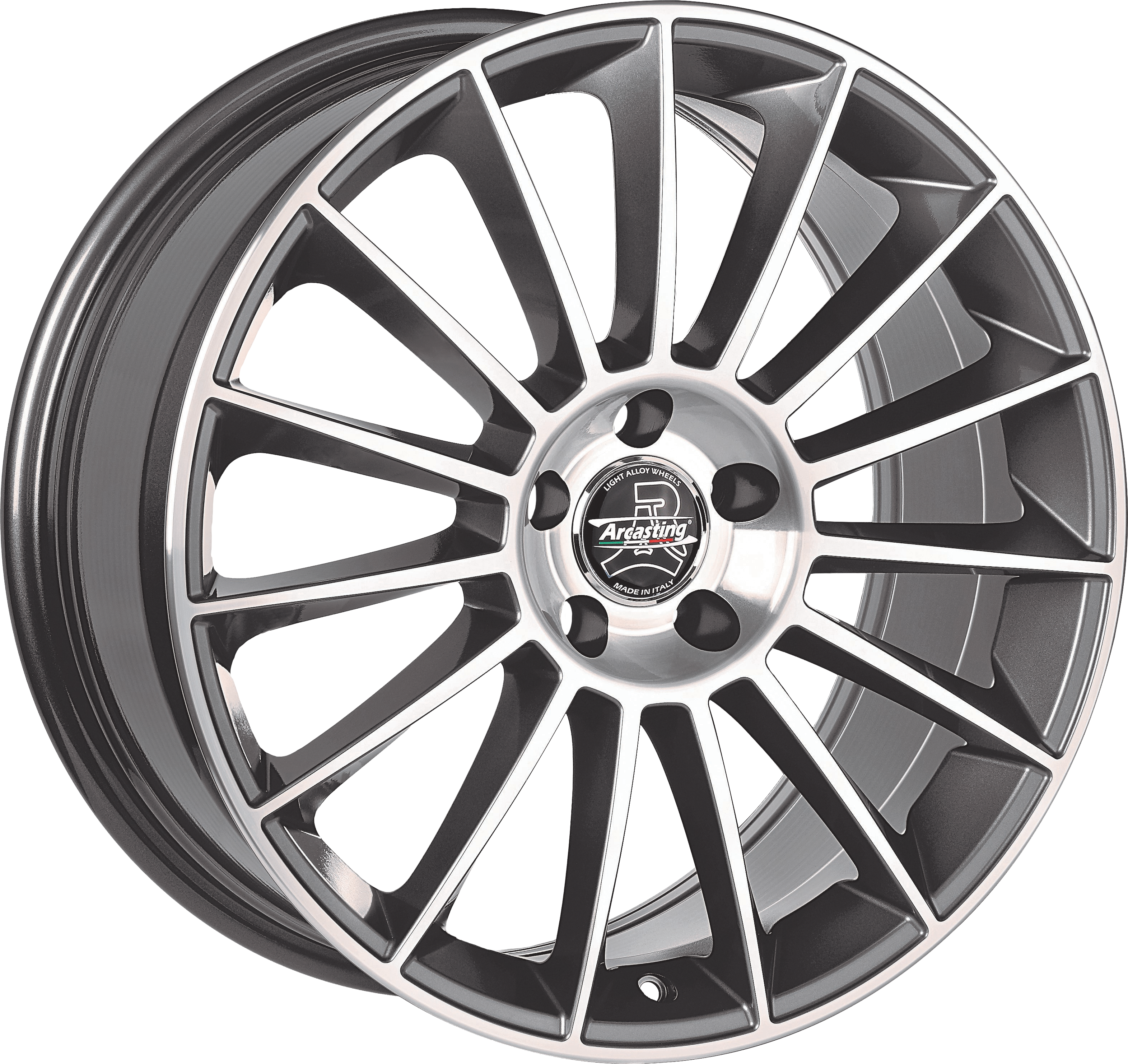 Arcasting ICESTORM Antraciet gepolijst 19 inch velg