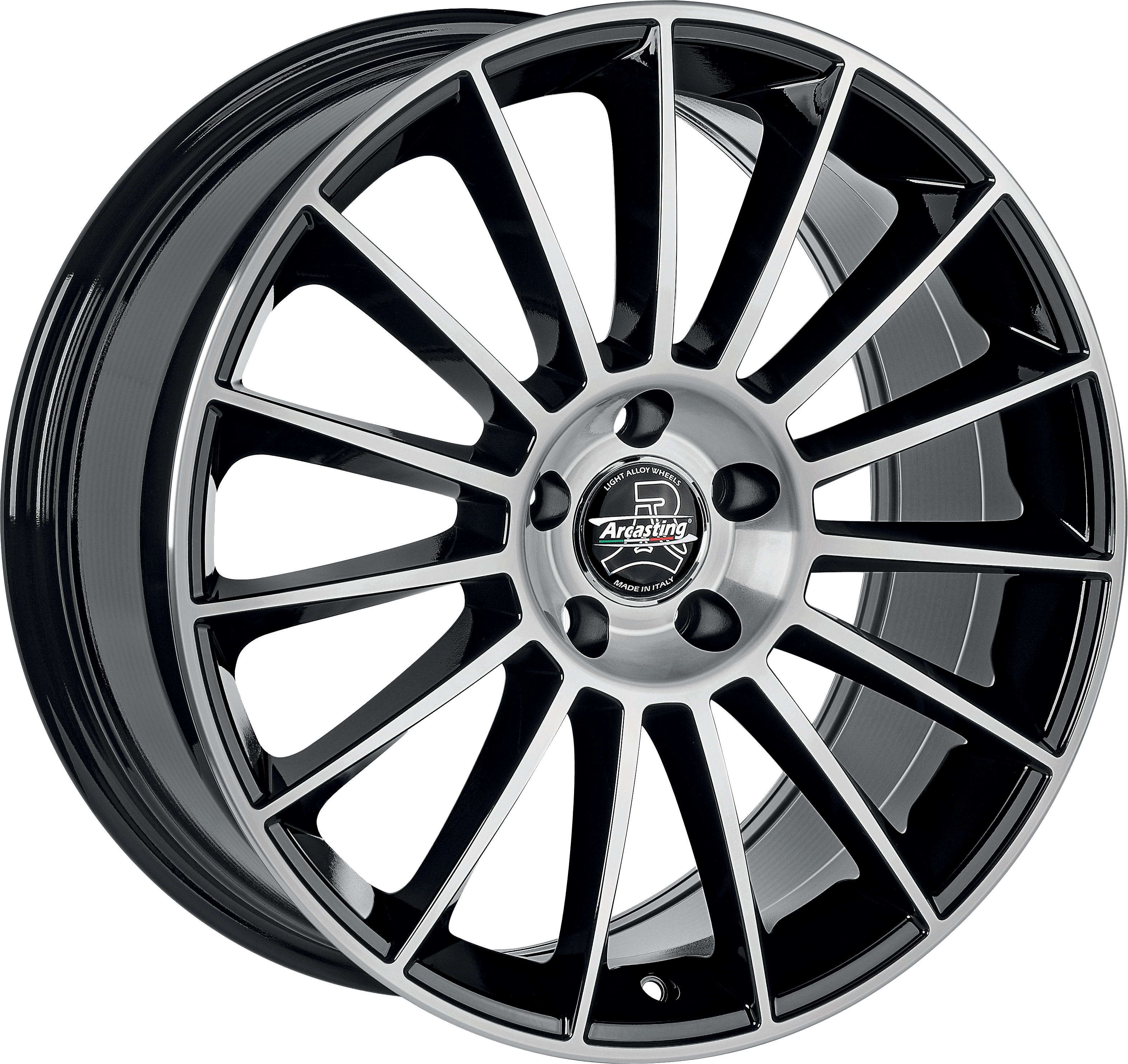 Arcasting ICESTORM Zwart gepolijst 19 inch velg