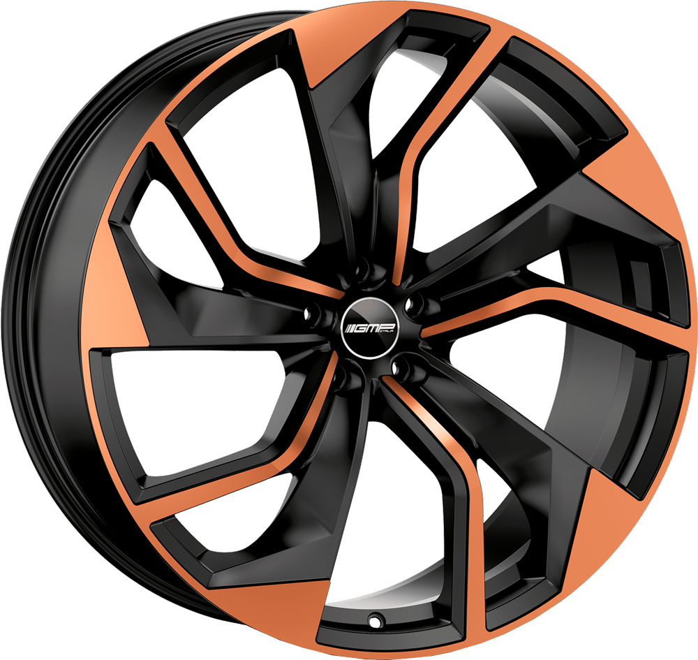 GMP REBEL Satijn zwart met bronze voorkant 23 inch velg