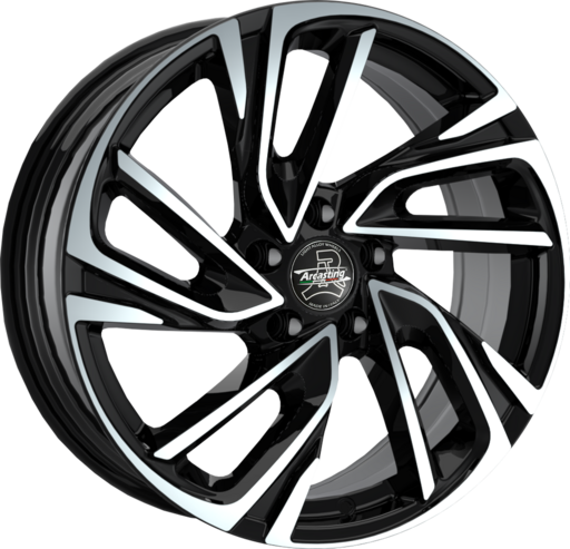 Arcasting VICTORIA Zwart gepolijst 19 inch velg