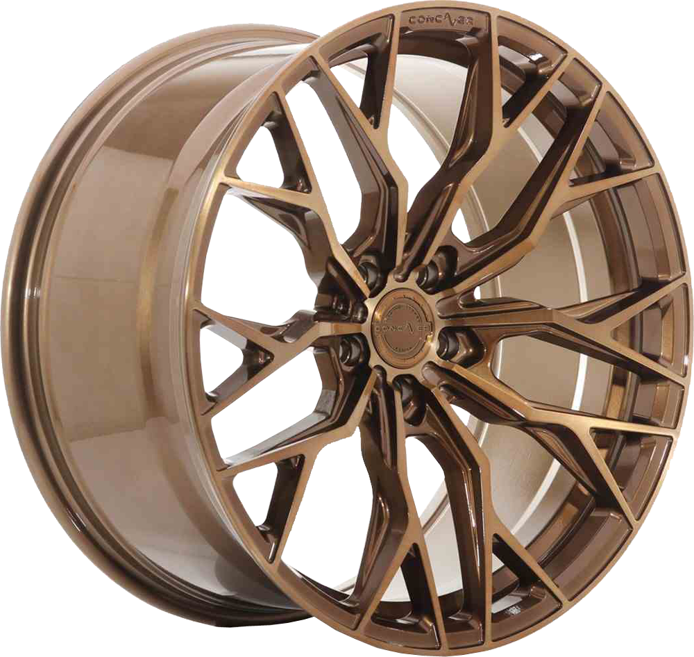 Concaver CVR1 Brons met brons geborstelde voorkant 19 inch velg