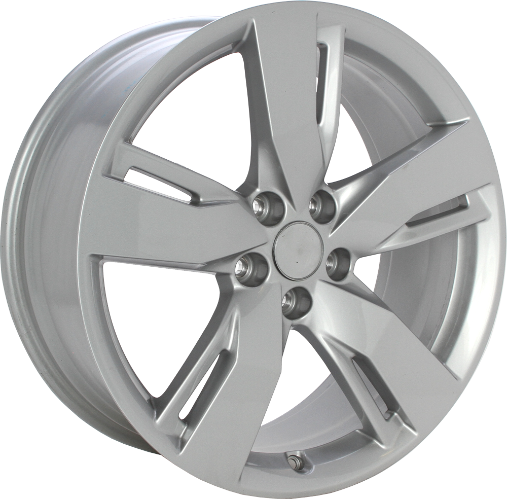 Origineel AUDI 80A601025D NO CAPS Zilver 19 inch velg