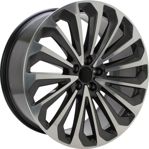 Origineel AUDI 4KE601025G NO CAPS Antraciet gepolijst 21 inch velg