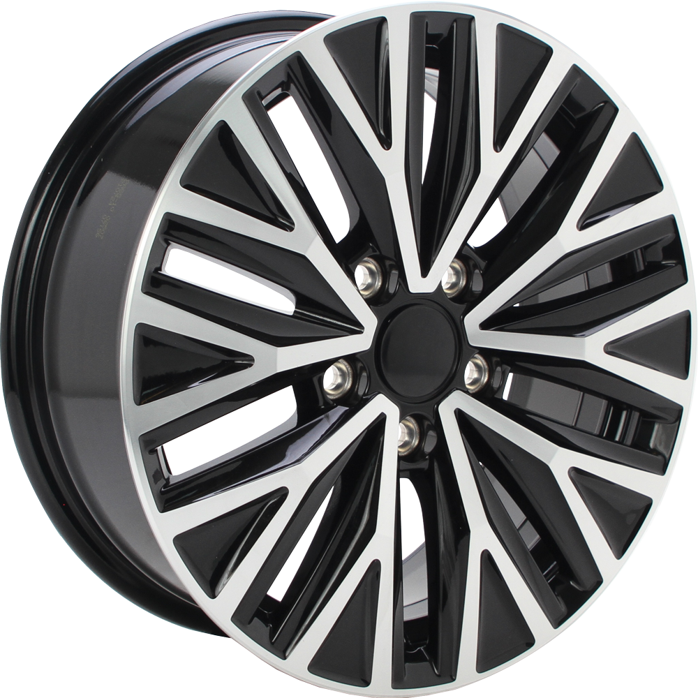 Origineel VOLKSWAGEN 5GM601025EFZZ Zwart gepolijst 16 inch velg