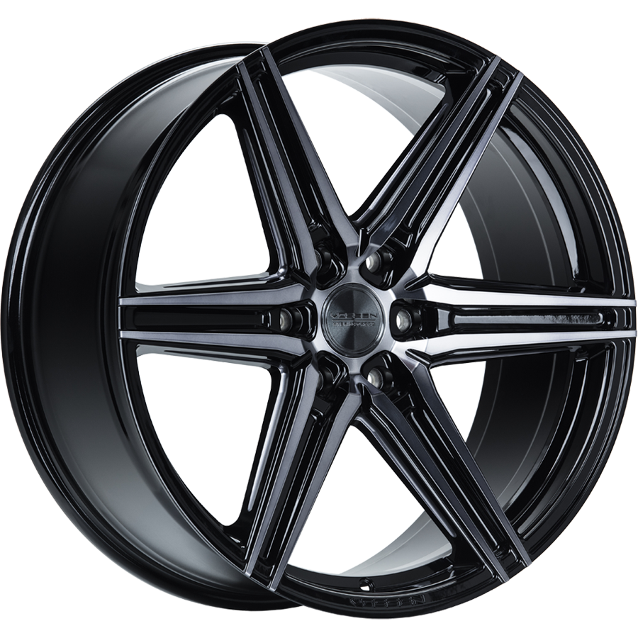 Vossen Wheels HF6-2 DEEP Zwart donker gepolijst 22 inch velg