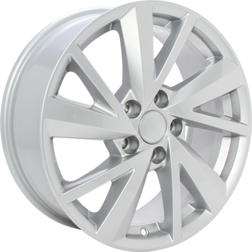 Origineel AUDI 81A601025C Zilver 17 inch velg