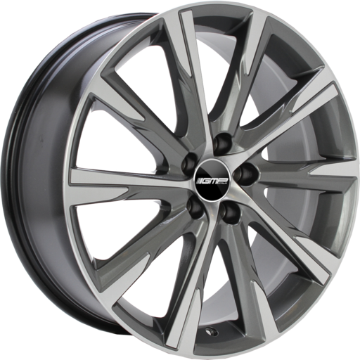 GMP KIRA Antraciet gepolijst 19 inch velg