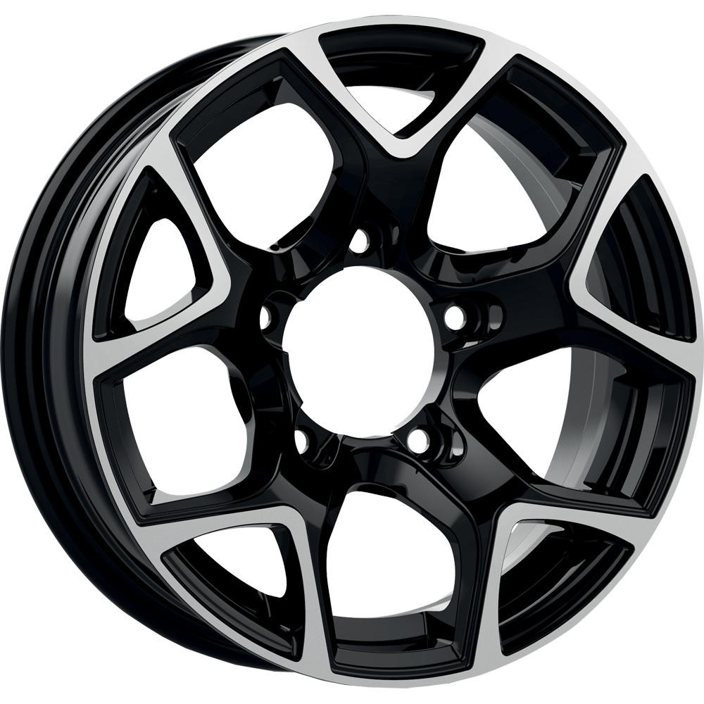 GMP SJ15 Zwart gepolijst 15 inch velg