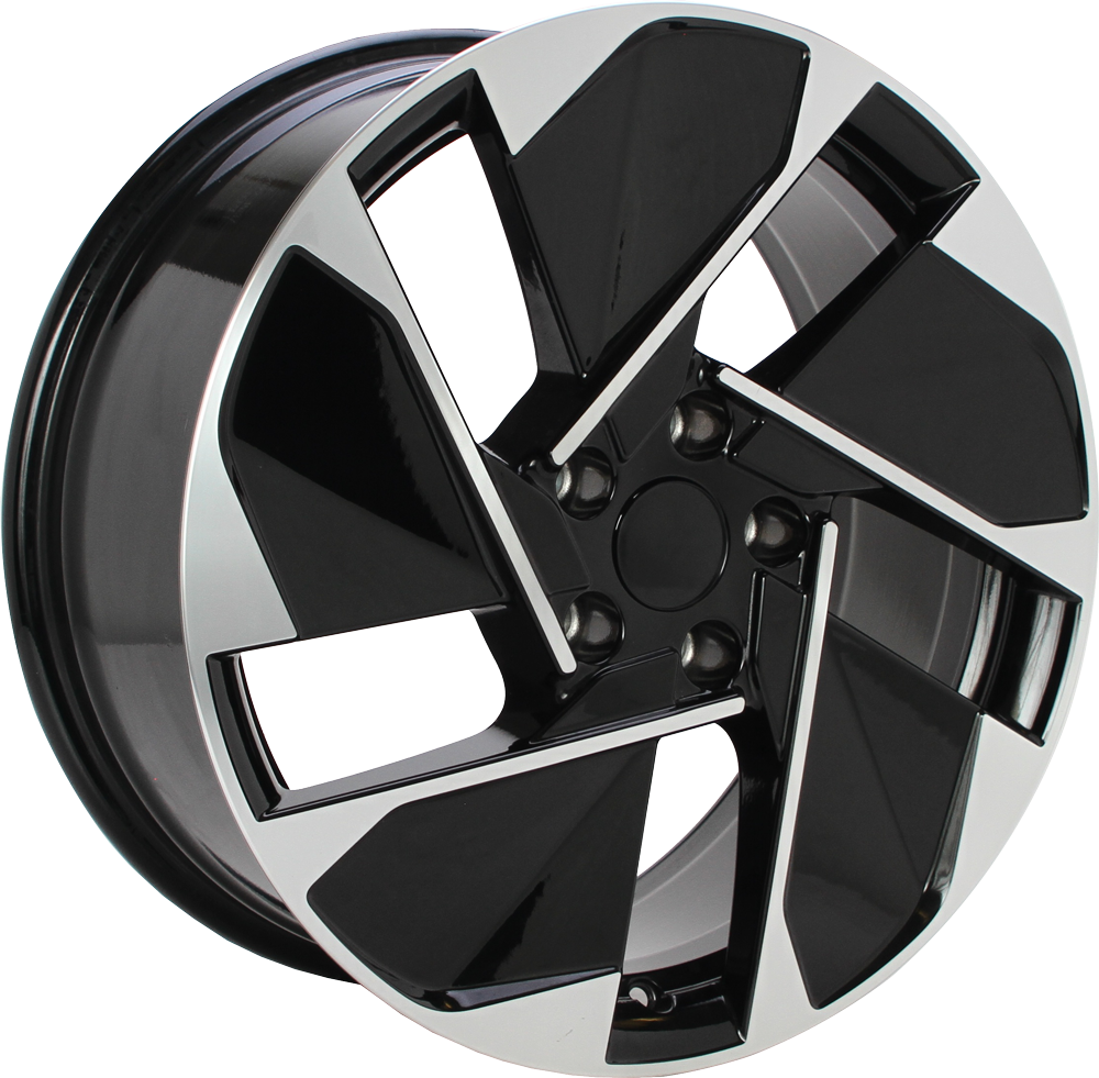 Origineel VOLKSWAGEN ID.3 10A601025G Zwart gepolijst 18 inch velg