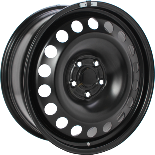 Origineel VW ID.3 STAAL + CAPS 2180911HA4 Zwart 18 inch velg