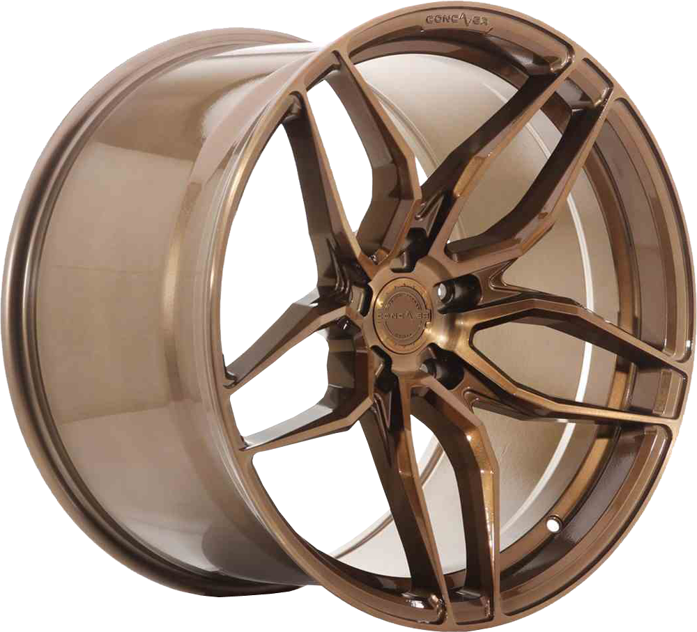 Concaver CVR3 Brons met brons geborstelde voorkant 19 inch velg