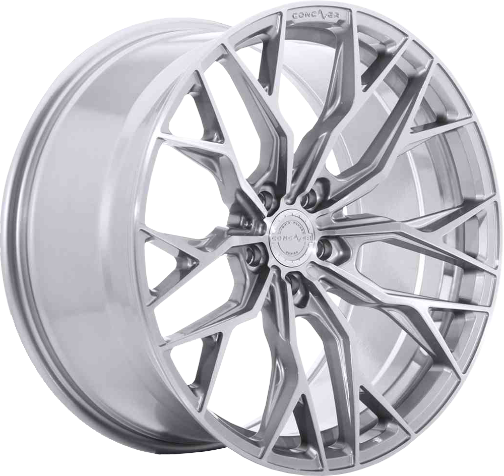 Concaver CVR1 Titanium met geborstelde voorkant 22 inch velg