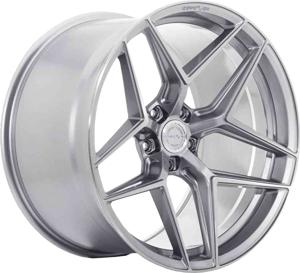 Concaver CVR2 Titanium met geborstelde voorkant 22 inch velg