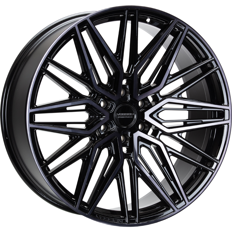 Vossen Wheels HF6-5 DEEP Zwart donker gepolijst 22 inch velg