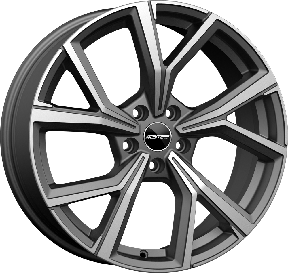 GMP MENTOR Mat antraciet gepolijst 19 inch velg