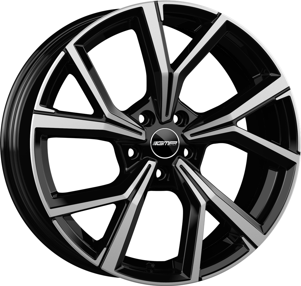 GMP MENTOR Zwart gepolijst 19 inch velg
