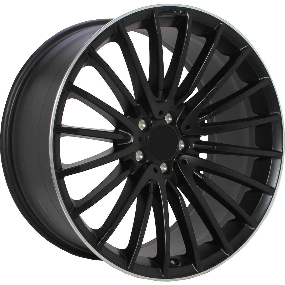 Origineel MERCEDES A2534016000 Zwart met gepolijste rand 21 inch velg