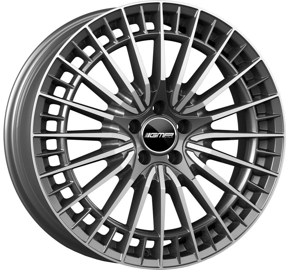 GMP QSTAR Antraciet gepolijst 21 inch velg