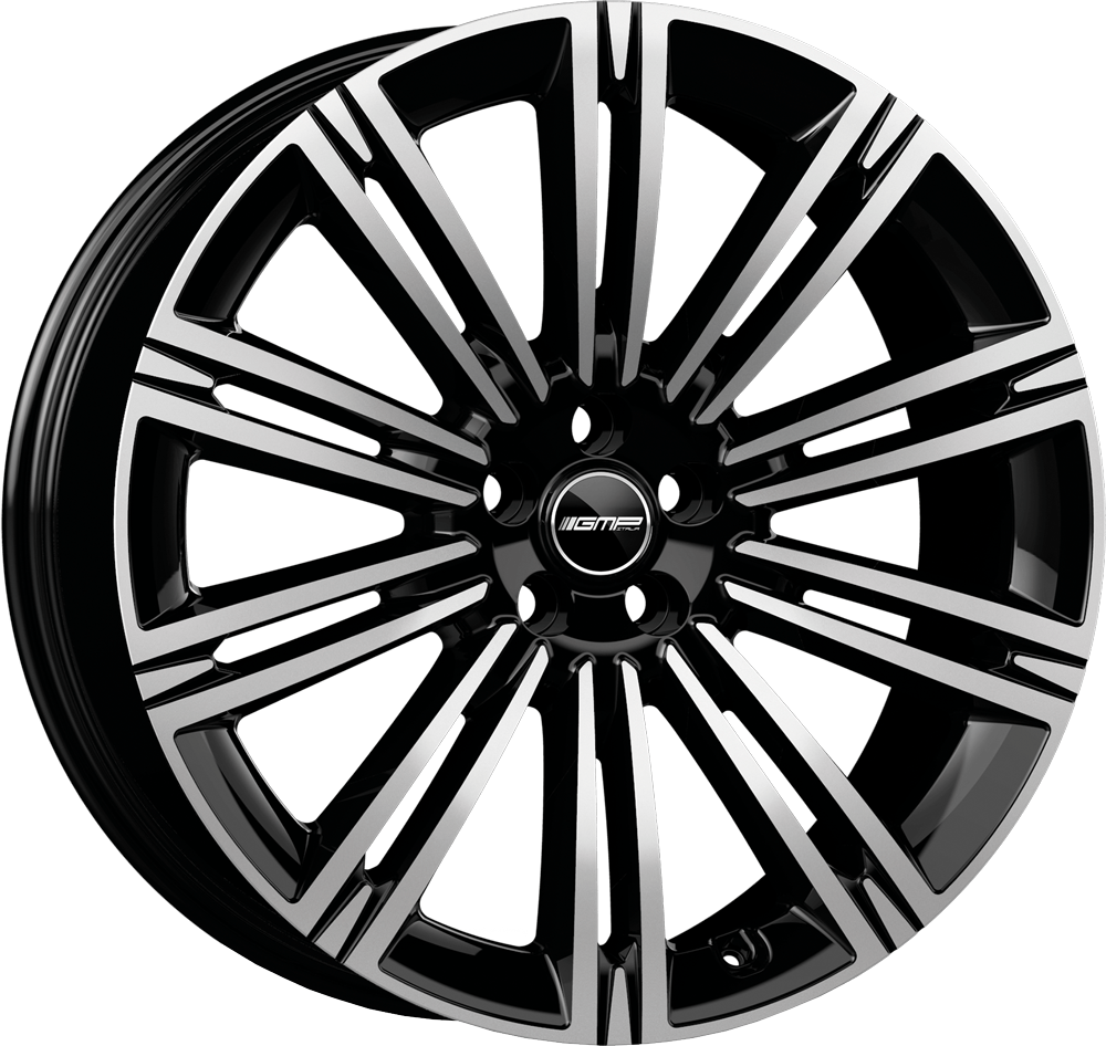 GMP EXPERIENCE Zwart gepolijst 22 inch velg