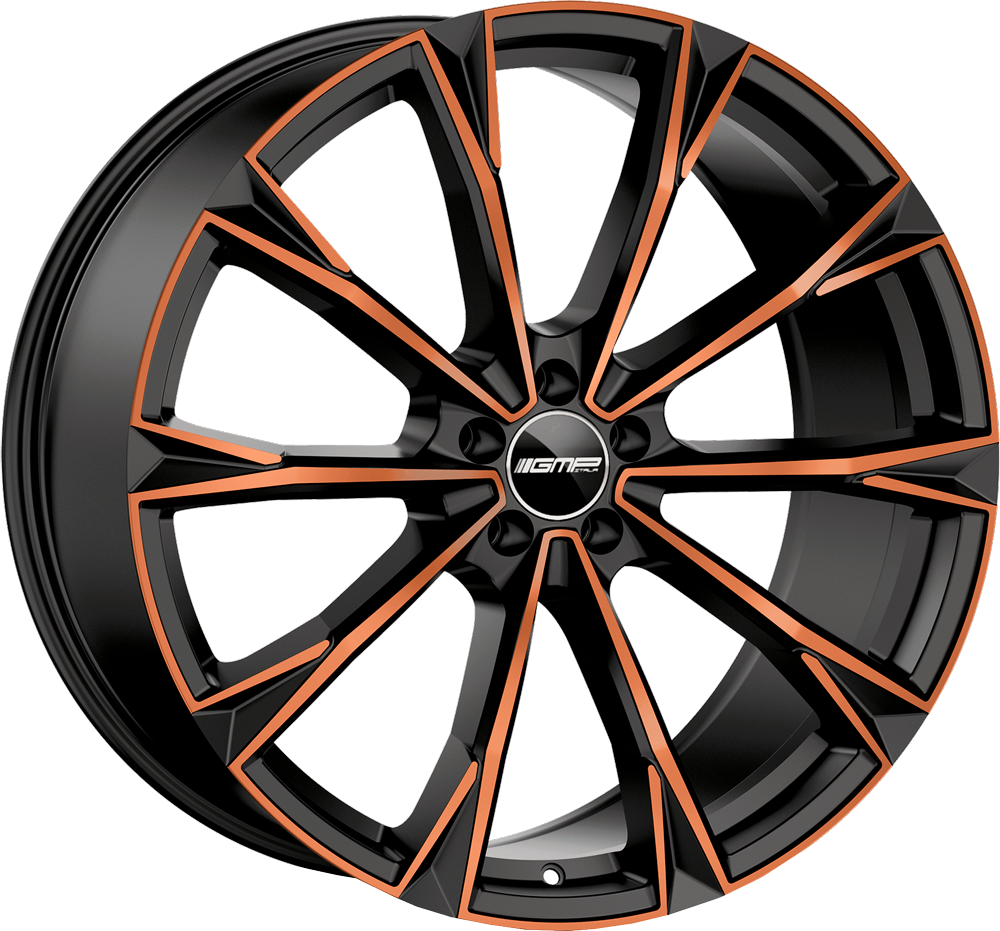 GMP TOTALE Satijn zwart met bronze voorkant 23 inch velg