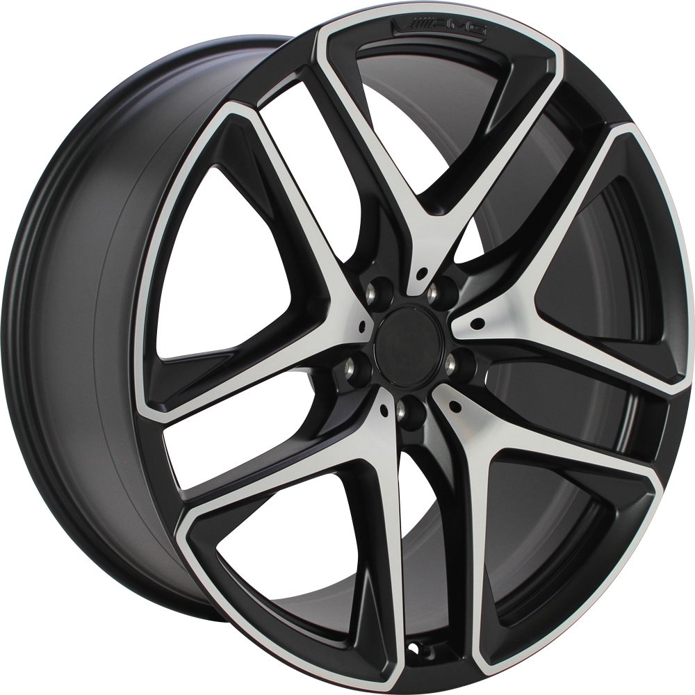 Origineel MERCEDES A1674014300 Mat zwart gepolijst 21 inch velg