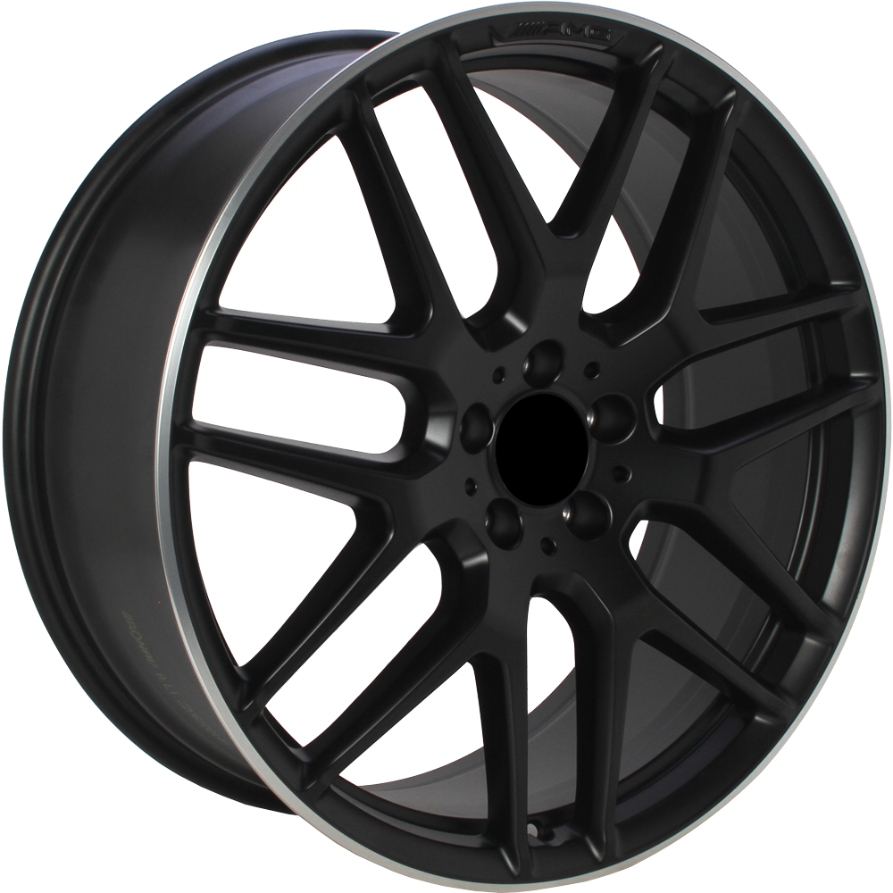 Origineel MERCEDES A2474012300 Zwart met gepolijste rand 21 inch velg