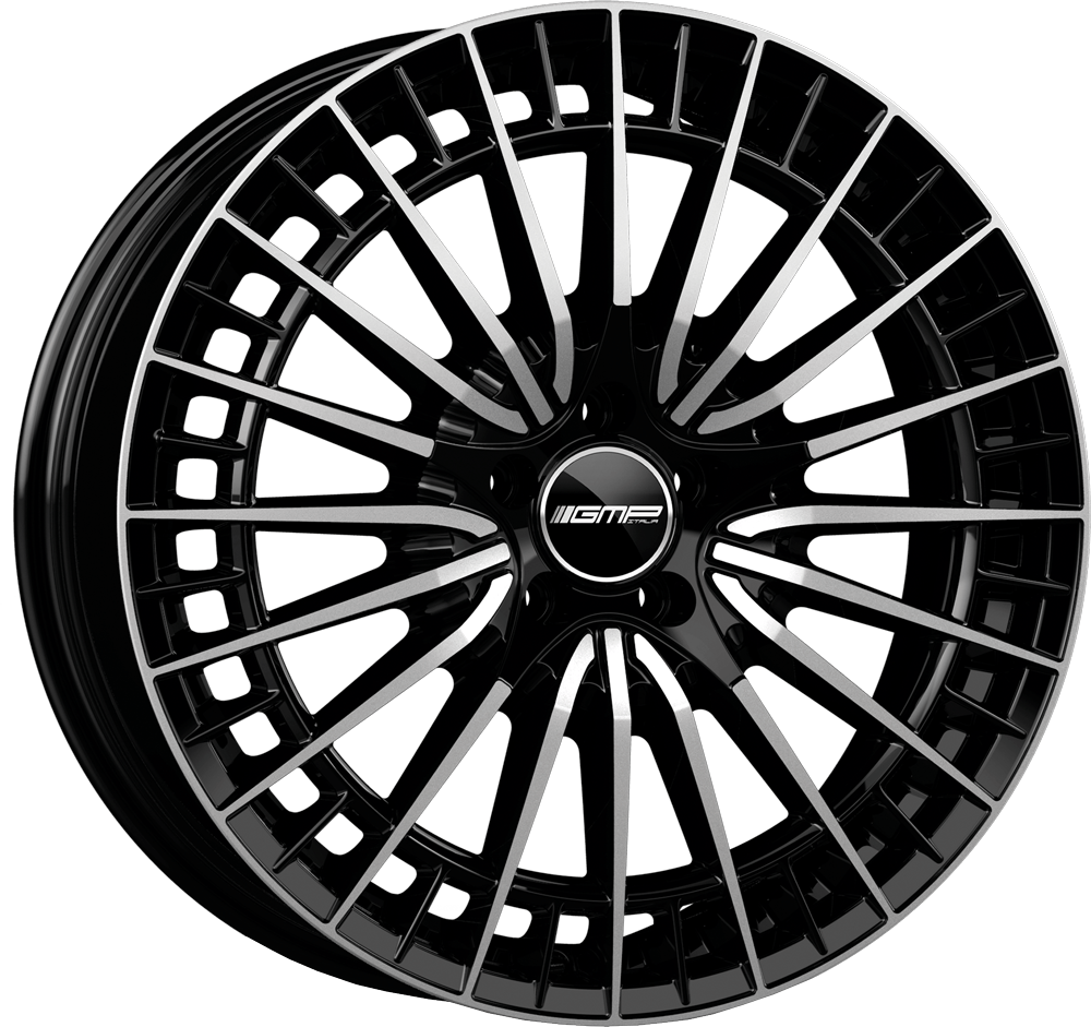 GMP QSTAR Zwart gepolijst 19 inch velg