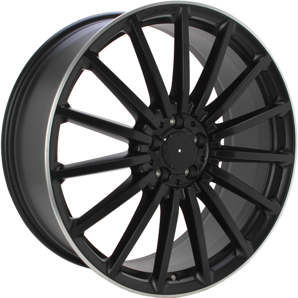 Origineel MERCEDES A2474012200 Zwart met gepolijste rand 21 inch velg