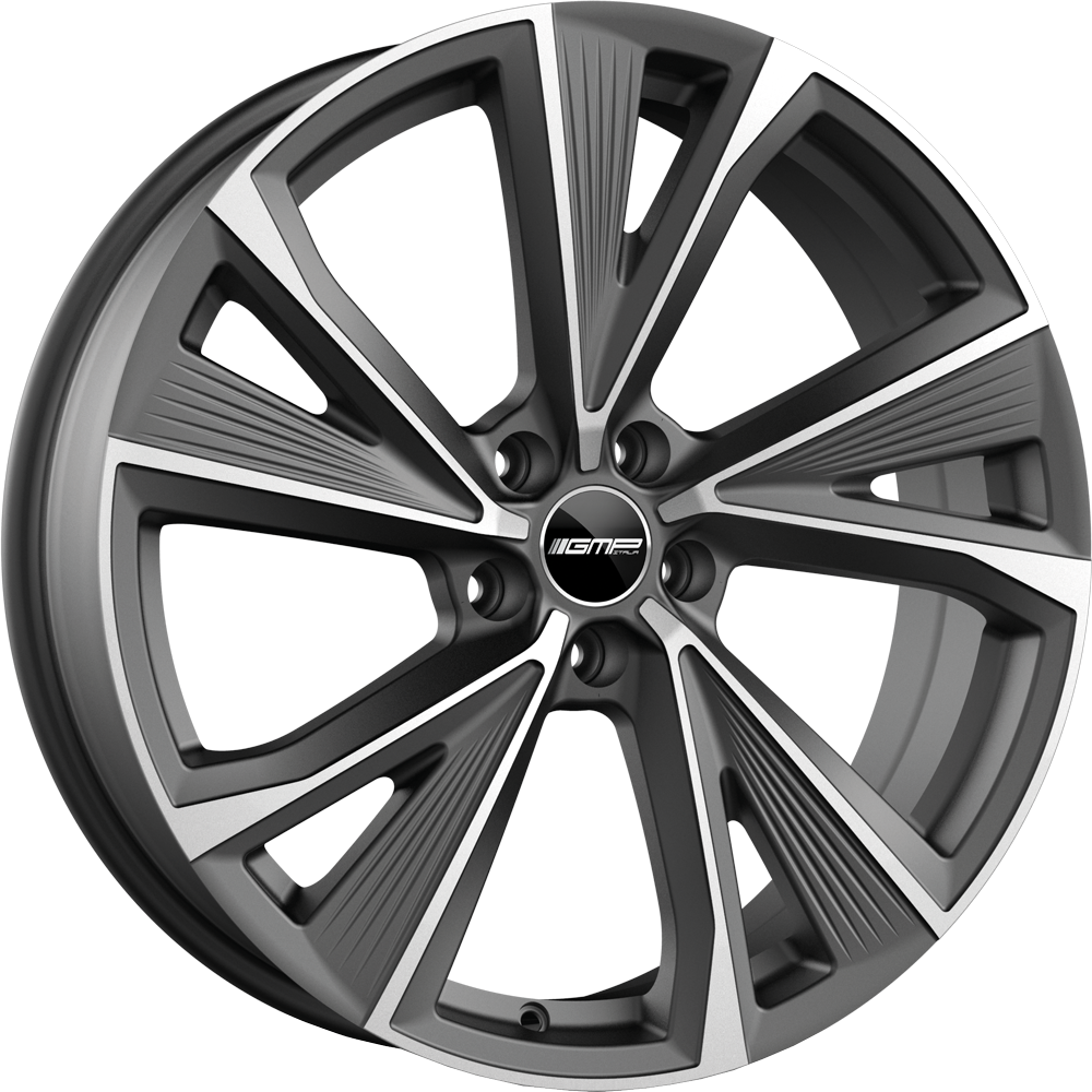 GMP EVENTO Mat antraciet gepolijst 20 inch velg