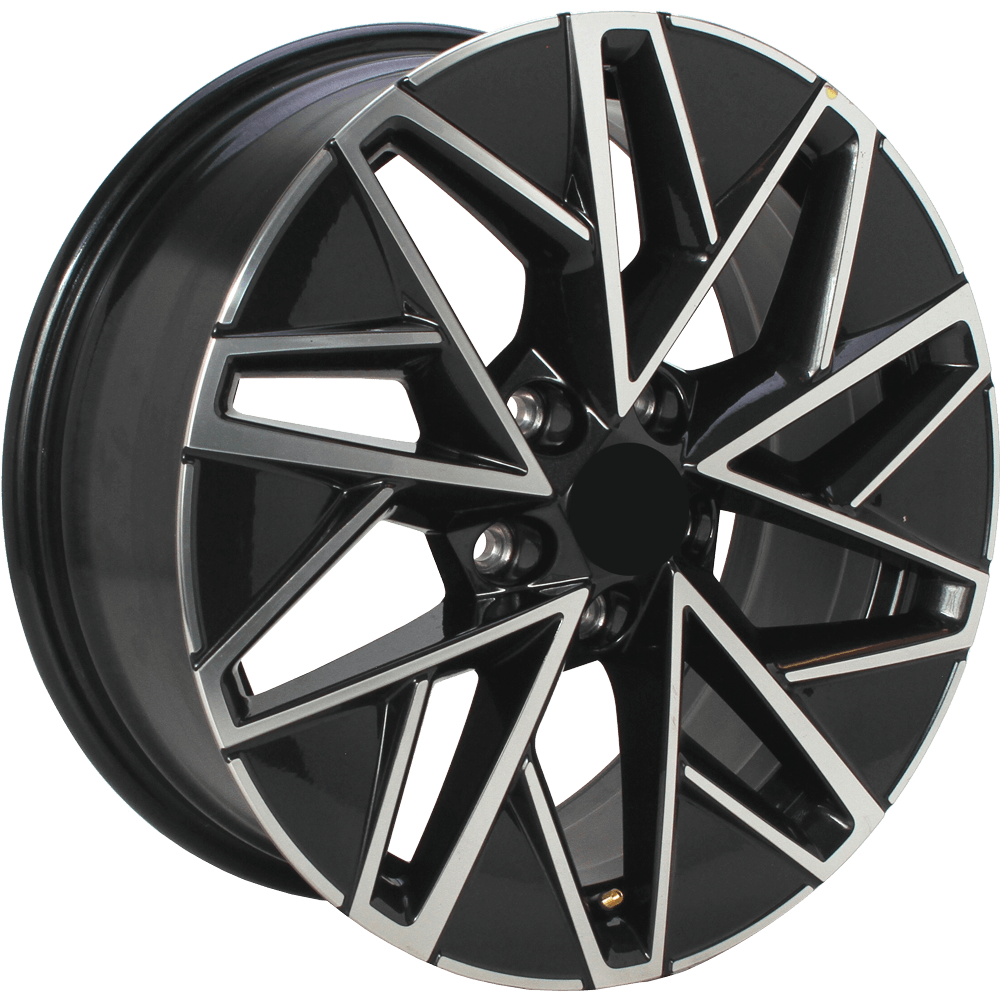 Origineel SKODA 5E3601025C Zwart gepolijst 17 inch velg