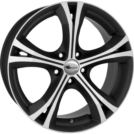 Brock B22 Mat zwart gepolijst 18 inch velg