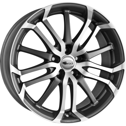 Brock B26 Mat titanium gepolijst 19 inch velg