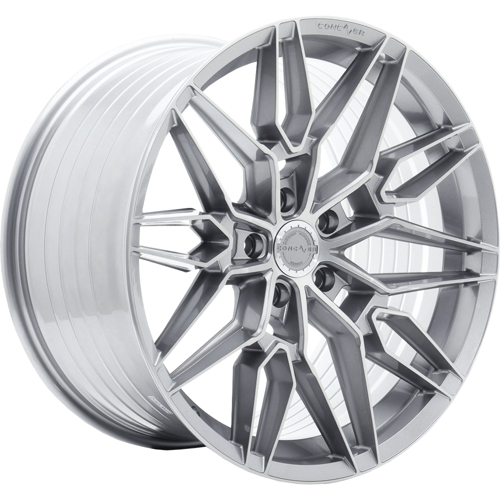 Concaver CVR6 Titanium met geborstelde voorkant 19 inch velg