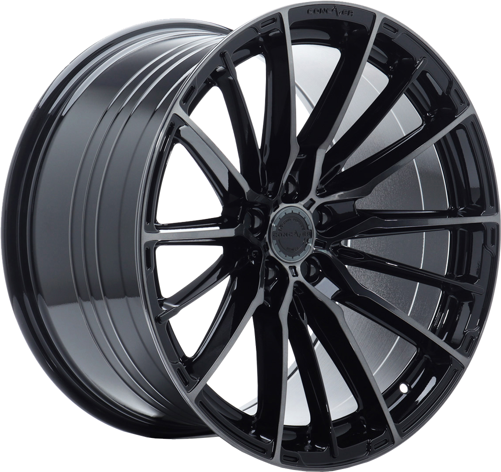 Concaver CVR7 Zwart donker gepolijst 22 inch velg