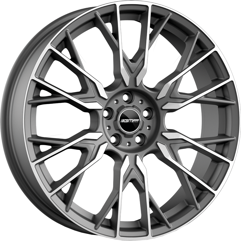 GMP FENDER Mat antraciet gepolijst 22 inch velg