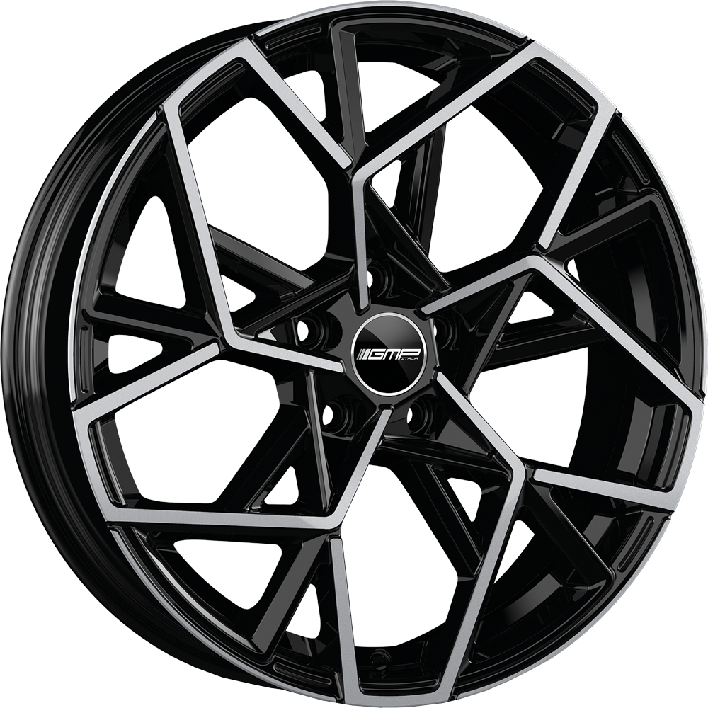 GMP CARTESIO Zwart gepolijst 18 inch velg