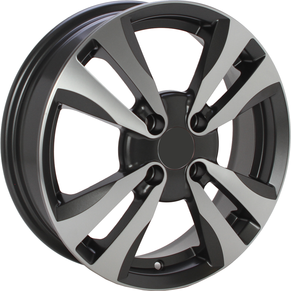 Import 3033 Mat antraciet gepolijst 15 inch velg