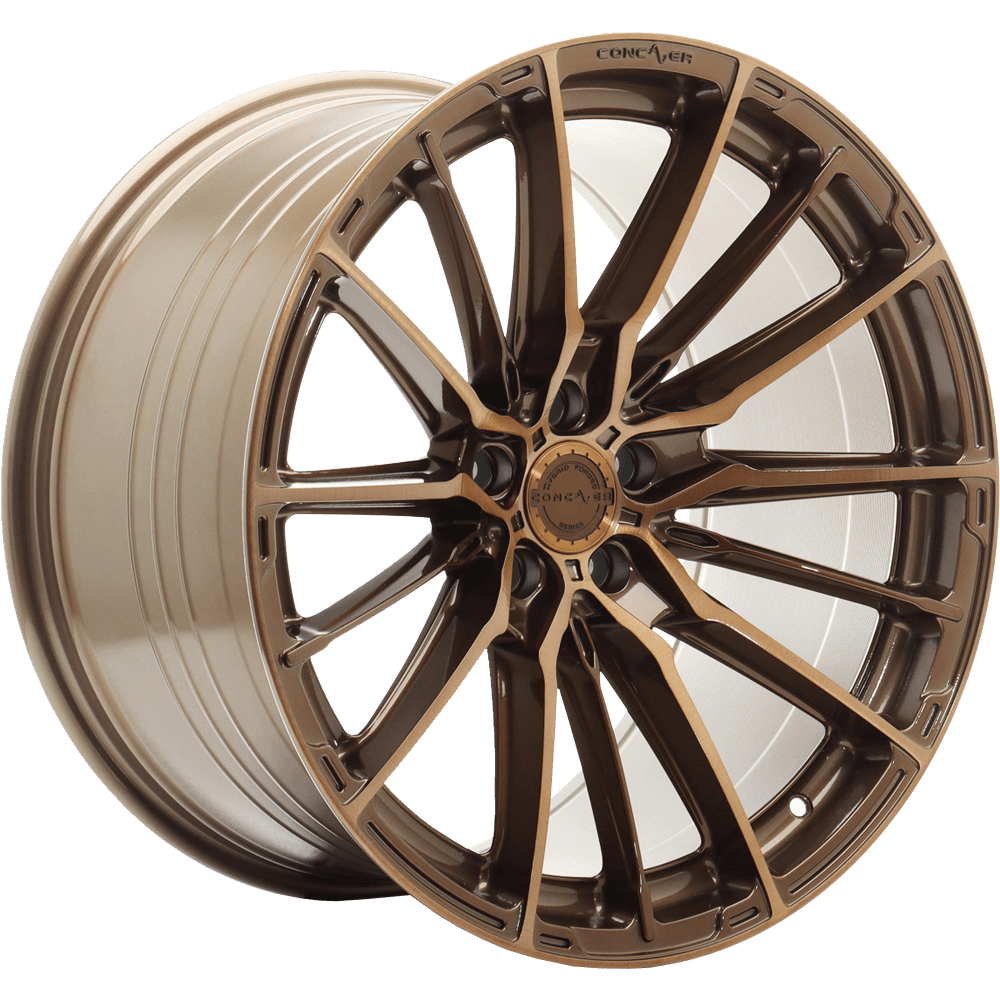 Concaver CVR7 MID CONCAVE Brons met brons geborstelde voorkant 20 inch velg