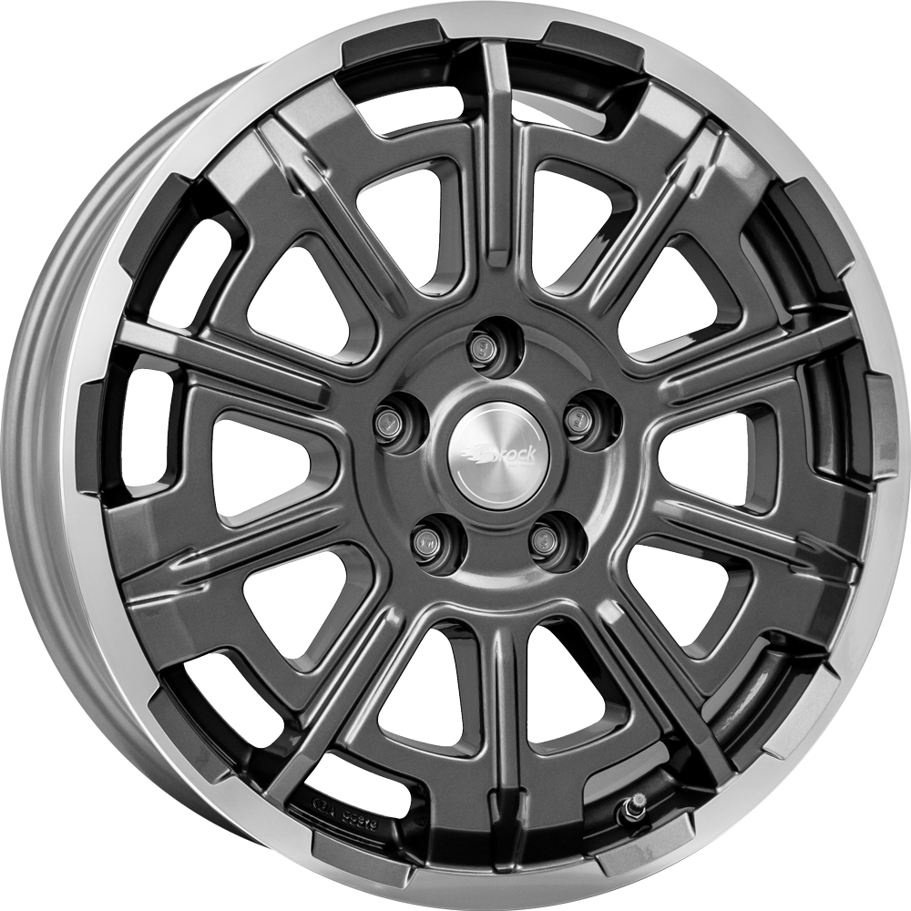 Brock B45 Antraciet gepolijst 18 inch velg