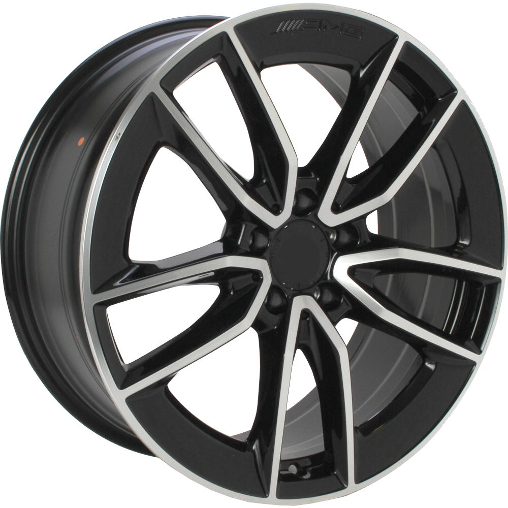 Origineel MERCEDES A1774012000 Zwart gepolijst 19 inch velg