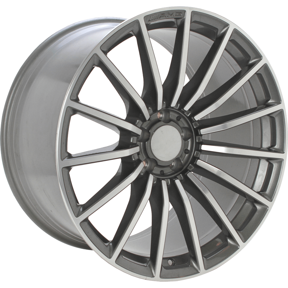 Origineel MERCEDES A2904010700 Mat antraciet gepolijst 20 inch velg